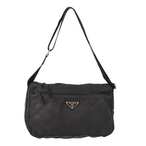 Prada Black Nylon Shoulder Bag - Picture 1 of 11